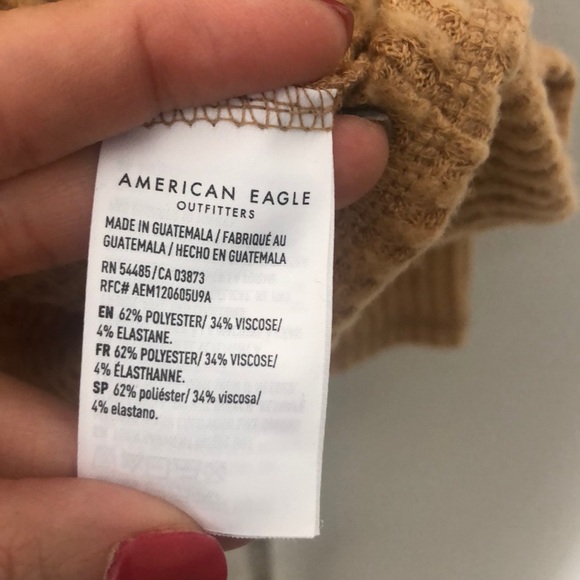 Waffle knit Tie top - Picture 3 of 3